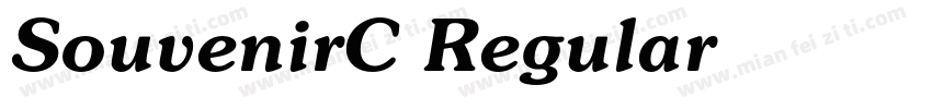 SouvenirC Regular字体转换